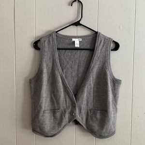 H&M wool blend sweater vest size L
